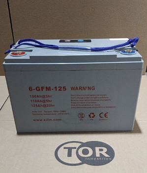 Аккумулятор для штабелёров CDD15R-E/CDD10R-E/CDD12R-E/IWS/WS/CTD/DYC 12V/125Ah гелевый (Gel battery)